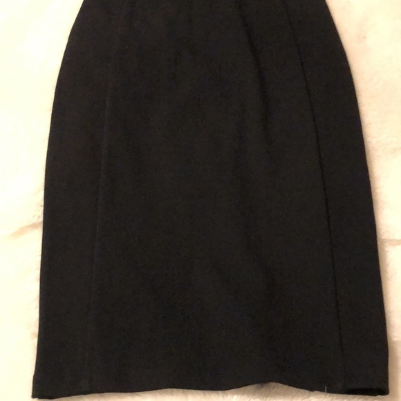 Felicity and Coco NEW Black Zip Up Midi Sheath Dress Size Extra Small - Picture 6 of 11